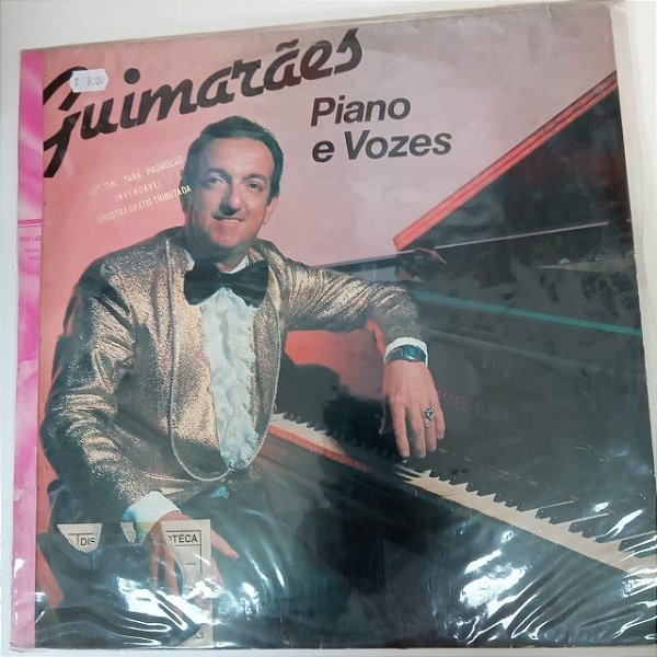Disco de Vinil Guimarães - Piano e Vozes Interprete Guimarães (1982) [usado]