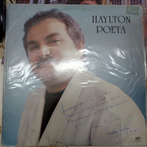 Disco de Vinil Hylton Poeta Interprete Haylton Poeta (1989) [usado]