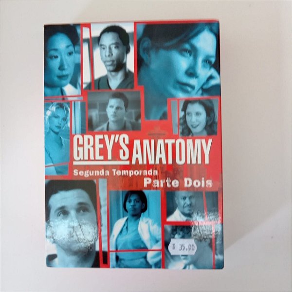 Dvd Grey´s Anatomy - Segunda Temporada Parte 2 Editora Ellen Pompeo [usado]