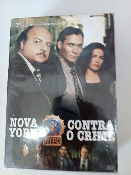 Dvd Nova York contra o Crime -terceira Temporada Completa Editora Mark - Paul Gosselaar [usado]