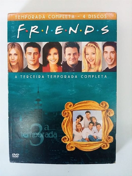 Dvd Friends - a Terceira Temporada Editora David Crane e Marta Kauffman [usado]