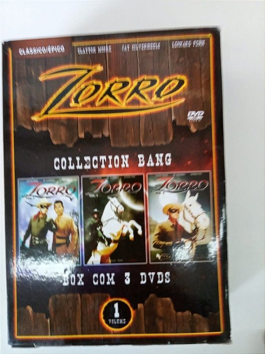 Dvd Zorro - Collection Bang Editora George Lews [usado]