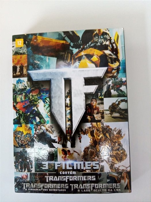 Dvd Transformers - Três Filmes /o Lado Oculto /a Vingança dos Derrotados. Editora Michael Bay [usado]