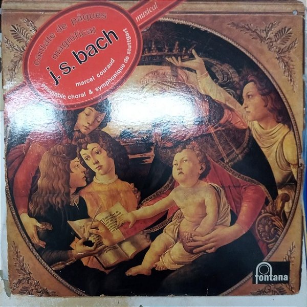 Disco de Vinil J.s.bach - Cantate de Pâques Magnificat Interprete Ansemble Choral Et Symphonique de Stuttgart (1962) [usado]