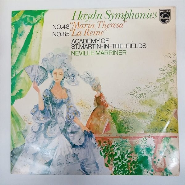 Disco de Vinil Haidyn Symphonies N. 48 Maria Theresa /n.85 Lareine Interprete Academy Of St. Martin -in-the Fields Neville Marriner (1980) [usado]