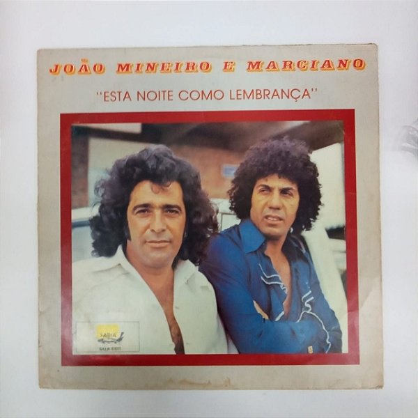Disco de Vinil João Mineiro e Marciano - Esta Noite Como Lembrança Interprete João Mineiro e Marciano (1991) [usado]