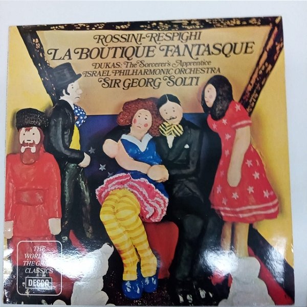 Disco de Vinil Rossini Respigh - La Boutique Fantasque Interprete Israel Philharmonic Orchestra [usado]