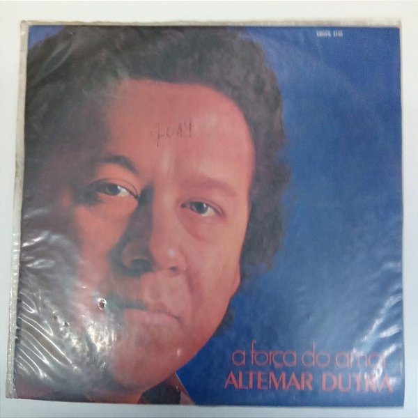 Disco de Vinil Altemar Dutra - a Força do Amor Interprete Altemar Dutra (1972) [usado]