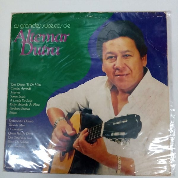 Disco de Vinil os Grandessucessos de Altemar Dutra Interprete Altemar Dutra (1989) [usado]