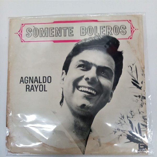 Disco de Vinil Agnaldo Rayol 1965 - Somente Boleros Interprete Agnaldo Rayol (1965) [usado]