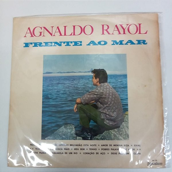 Disco de Vinil Agnaldo Rayol - Frente ao Mar Interprete Agnaldo Rayol [usado]