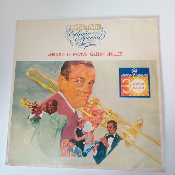 Disco de Vinil Microlite Revive Glenn Miller Interprete Glenn M,iller e Orquestra [usado]