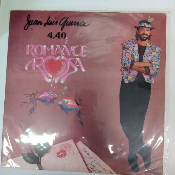 Disco de Vinil Juan Luis Guerra - Romance Rosa Interprete Juanluis Guerra [usado]