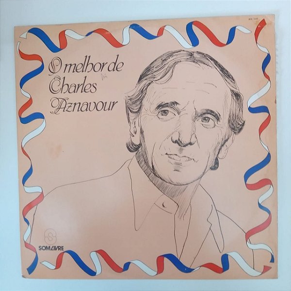 Disco de Vinil o Melhorde Charles Aznavur Interprete Charles Aznavur (1980) [usado]