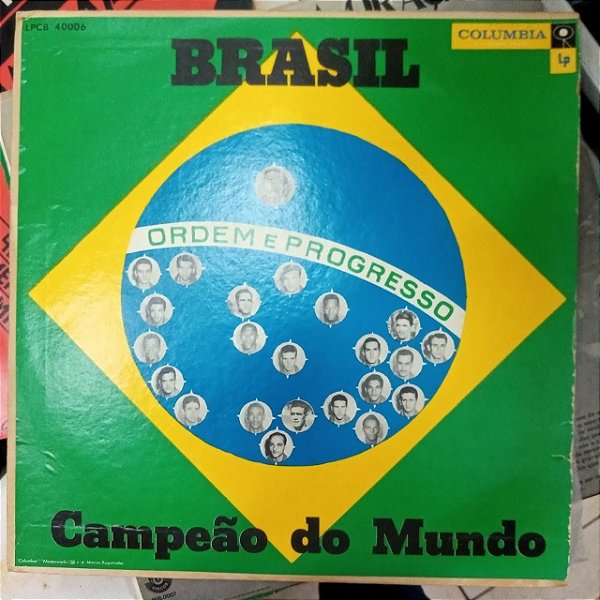 Disco de Vinil Brasil - Campeão do Mundo Interprete Varios Artistas [usado]