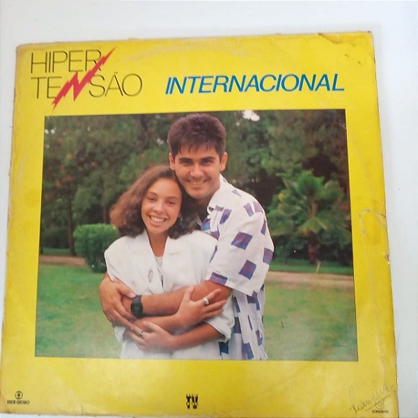 Disco de Vinil Hiper Tensão Internacional Interprete Varios Artistas (1987) [usado]