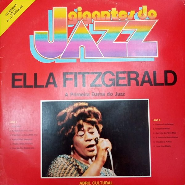 Disco de Vinil Gigantes do Jazz - Ella Fitzgerald Interprete Ella Fitzgerald (1969) [usado]