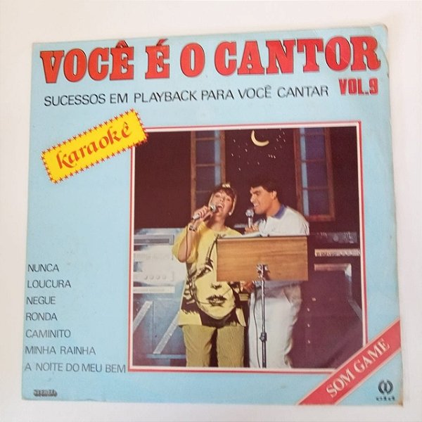 Disco de Vinil Você é o Cantor Interprete Karaok (1995) [usado]