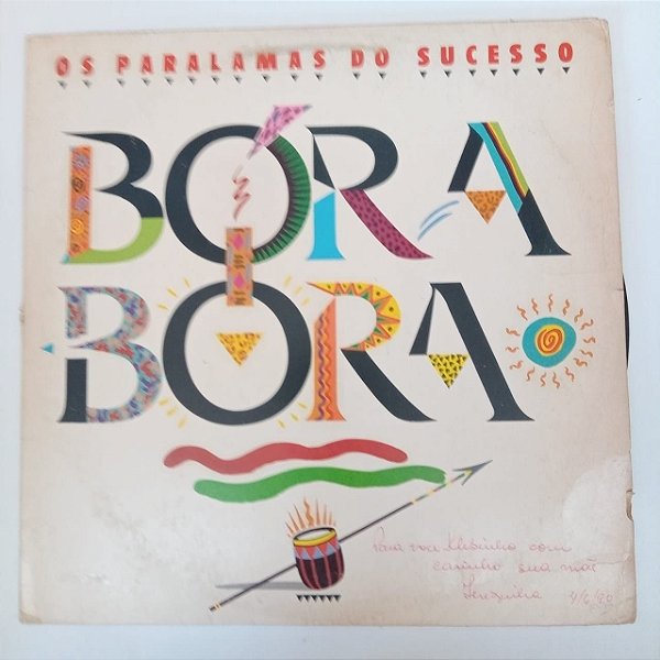 Disco de Vinil Paralamas do Sucesso - Bora , Bora Interprete Paralamas do Sucesso (1988) [usado]