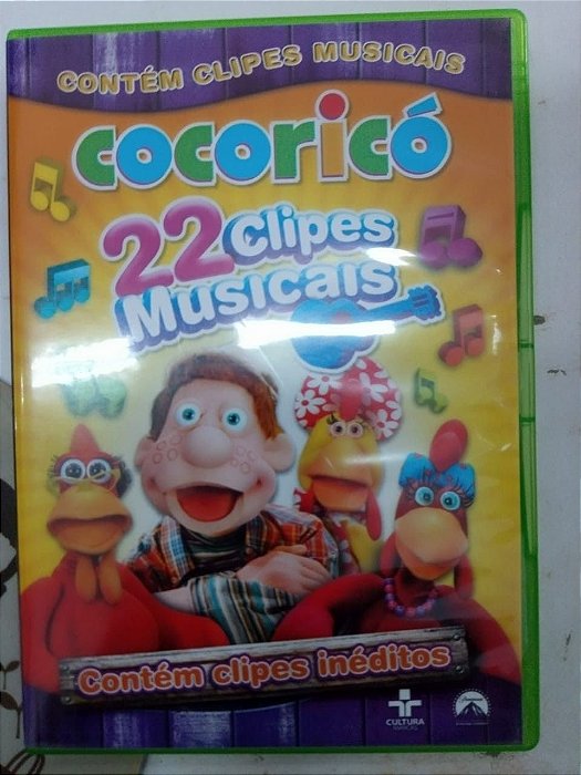 Dvd Cocoricó - 22 Clipes Musicais Editora Fernando Gomes [usado]