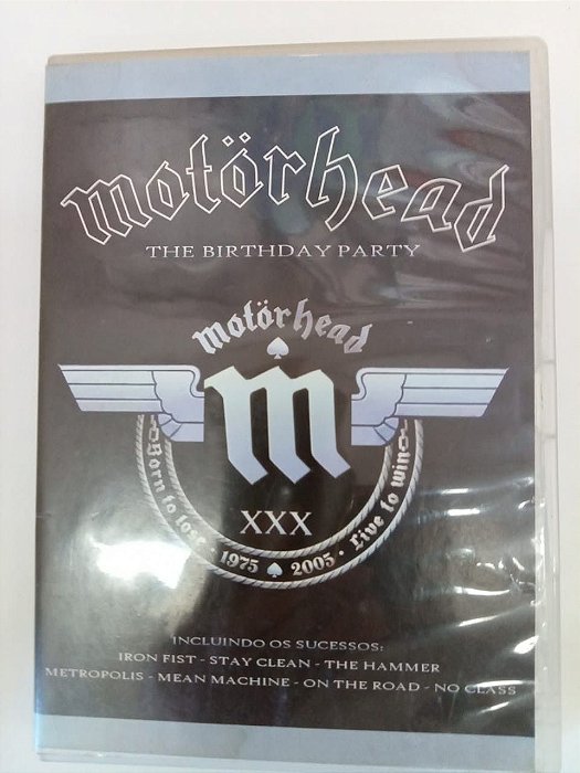 Dvd Motorhead - The Birthday Party Editora Rhythm Blues [usado]