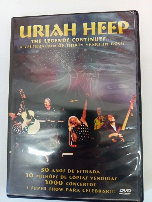 Dvd Uriah Heep - a Celebration Of Thirty Years In Rock Editora Show Time [usado]
