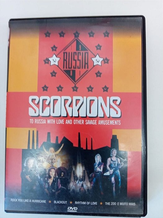 Dvd Scorpions /to Russia With Love And Other Savage Amusements Editora Scorpions [usado]