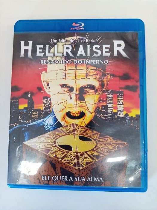 Dvd Hell Raiser - Renascido para o Inferno - Blu-ray Disc Editora Clive Barker [usado]