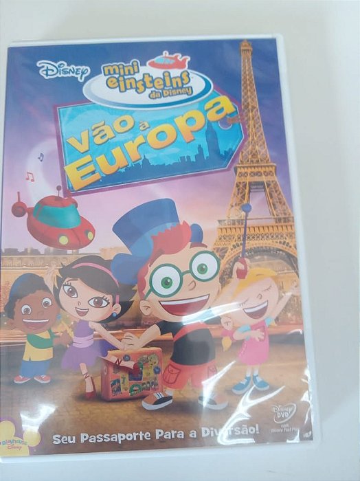 Dvd Vão a Europa - Mini Einsteins da Disney Editora Disney [usado]