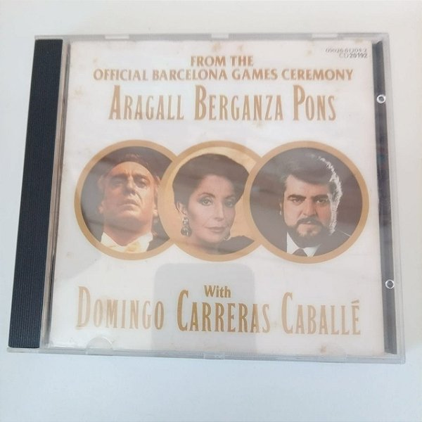 Cd From The Oficial Barcelona Games Cremosy- With Domingo Carreras e Cabaré Interprete Domingo Carreras e Cabaré (1992) [usado]