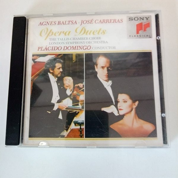 Cd Agnes Baltsa - José Carreras Interprete Plascido Domingo [usado]