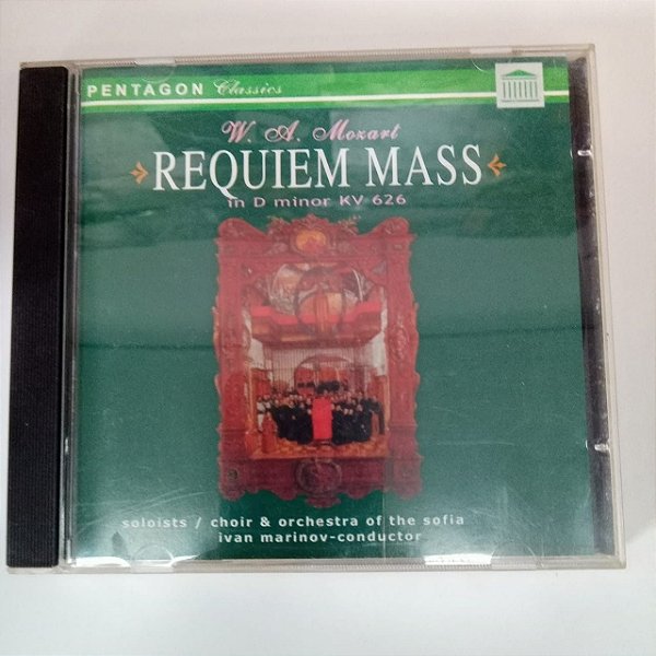 Cd W. A. Mozart Requjiem Mass Interprete Wolfgang Amadeus Mozart (2000) [usado]