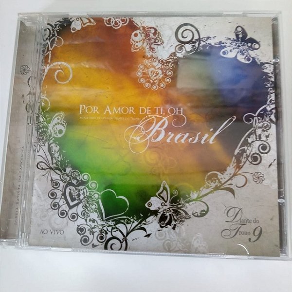 Cd por Amor de Ti , Oh Brasil Interprete Diantte do Trono 9 [usado]