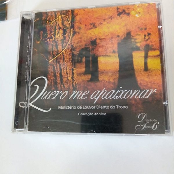 Cd Quero Me Apaixonar - Ministério de Louvor Diante do Trono Interprete Ministério de Louvor Diante do Trono (2003) [usado]