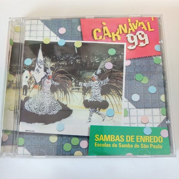 Cd Carnaval 99 - Sambas de Enredo /escolas de Samba de São Paulo Interprete Escolas de Samba de São Paulo (1999) [usado]