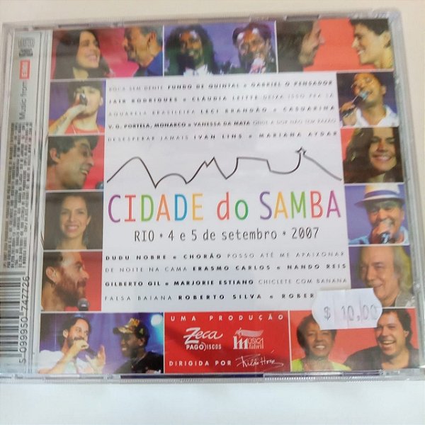 Cd Cidade do Samba Interprete Varios Artistas (2007) [usado]