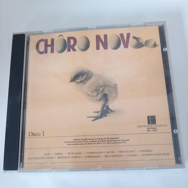 Cd Choro Novo Interprete Varios Artistas [usado]