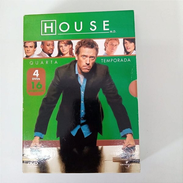 Dvd House - M.d. - Quarta Temporada Editora Lesli Lika Gutter [usado]