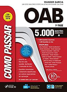 Livro Como Passar na Oab- 5500 Questões Comentadas Autor Garcia, Wander (2018) [usado]