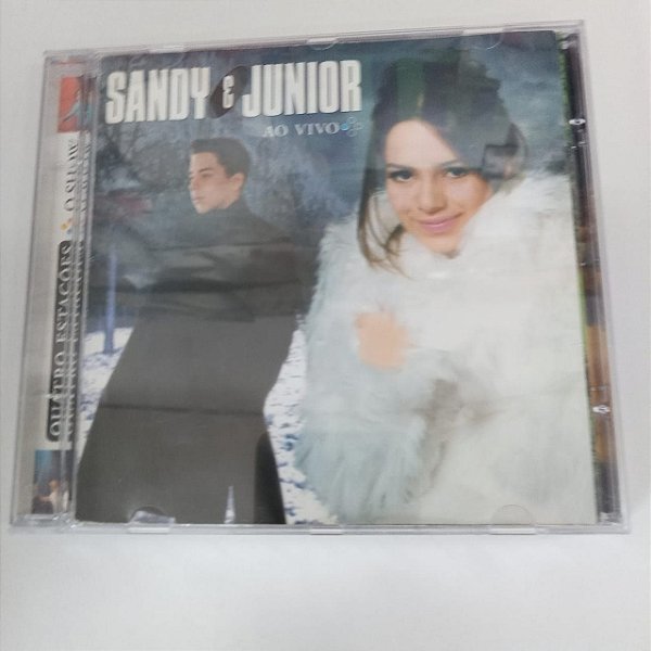 Cd Sandy e Junior ao Vivo - Quatro Estações /o Show Interprete Sandy e Junior (2000) [usado]