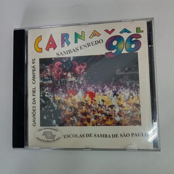 Cd Carnaval 96 - Sambas de Enredo Interprete Escolas de Samba de São Paulo (1995) [usado]