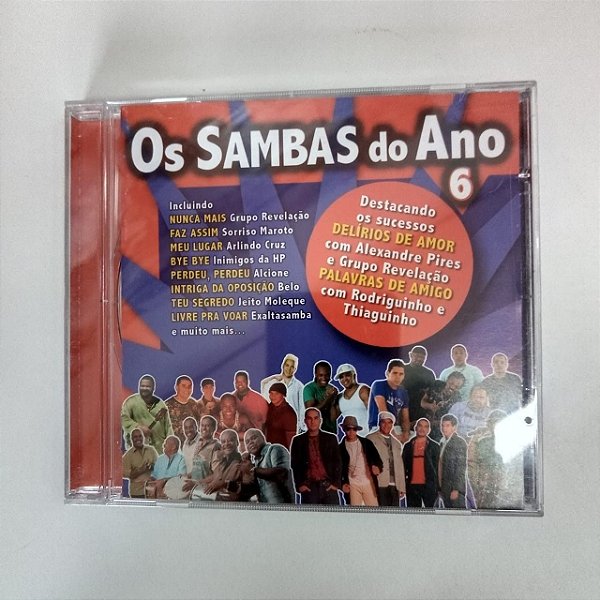 Cd os Sambas do Ano 6 Interprete Varios Artistas [usado]