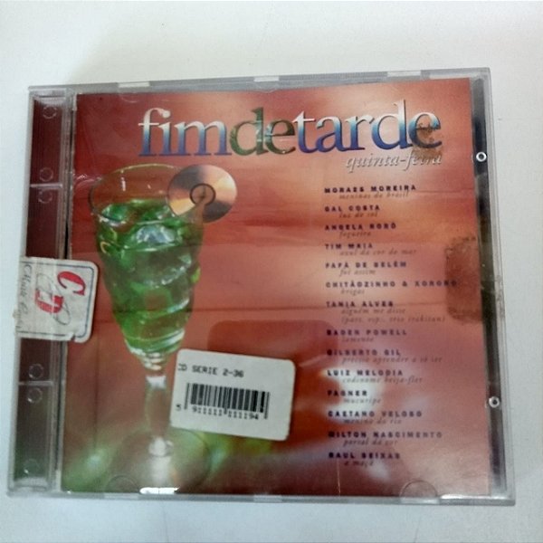 Cd Fim de Tarde - Quinta Feira Interprete Vrios Artistas (1996) [usado]
