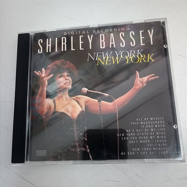 Cd Shirley Bassey - New York , New York Interprete Shirley Bassey (10) [usado]