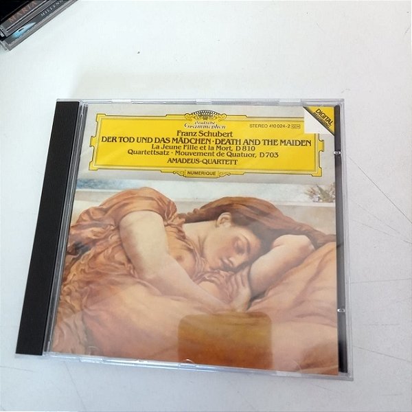 Cd Franz Shbert Interprete Amdeus Quartett (1982) [usado]