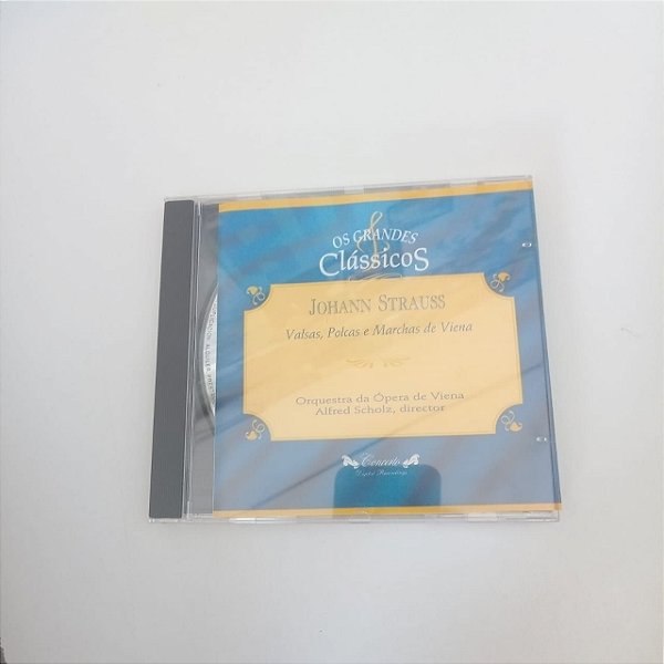 Cd Johann Strauss - os Grandes Clássicos Interprete Orquestra da Ópera de Viena (1995) [usado]