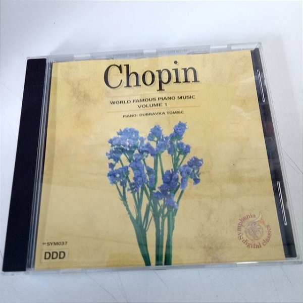Cd Chopin - World Famous Piano Music Vol.1 Interprete Dubravka Tomsic [usado]