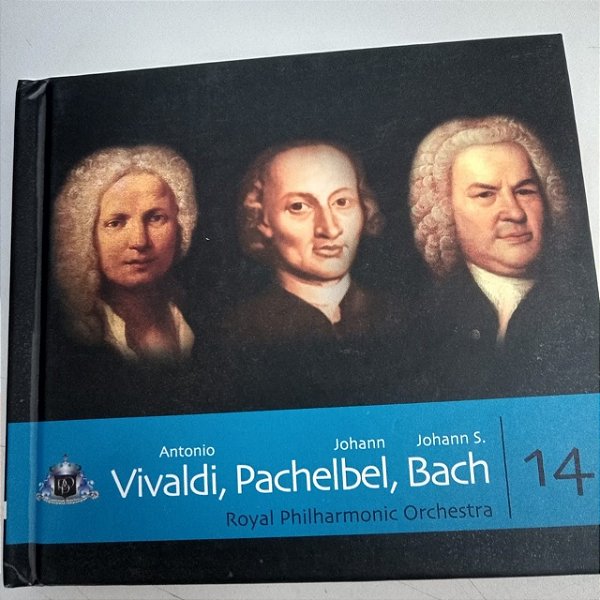 Cd Antonio Vivaldi , Johannn Pachelbel, Johann Sebastian Bach Interprete Royal Philarmonic Orchestra (2005) [usado]