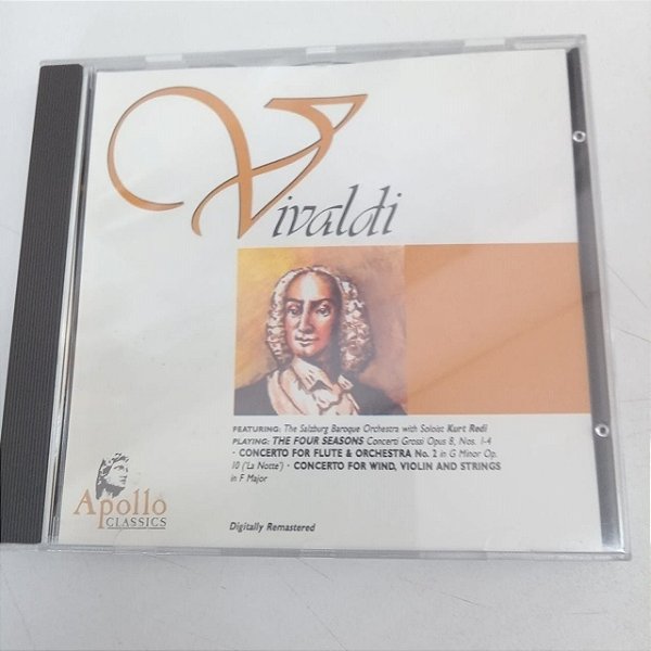 Cd Vivaldi Interprete Salzburg Baroque Orchestra (1999) [usado]