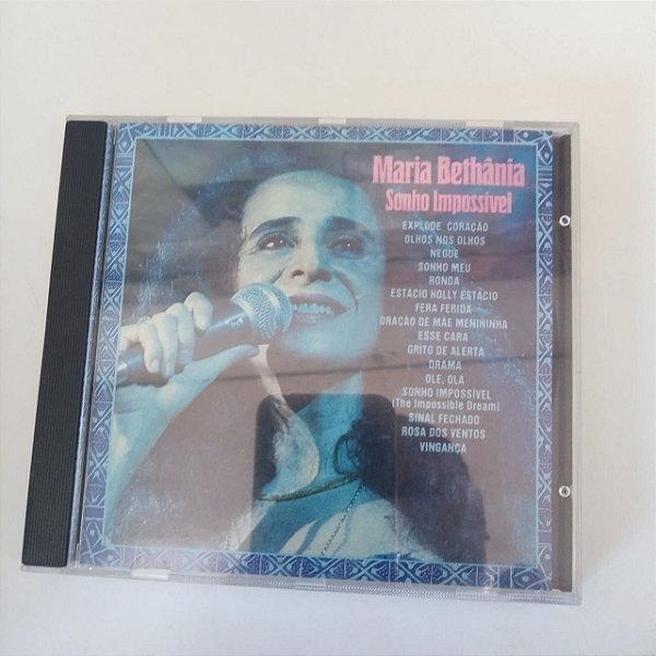 Cd Maria Bethãnia - Sonho Impossível Interprete Maria Bethânia [usado]